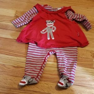 Sock Monkey outfit